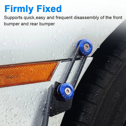 Aluminum Universal Quick Release Fasteners Bumper Fender Washers For Honda Civic Kia Mitsubishi Detachable Screws - Hiccupzz