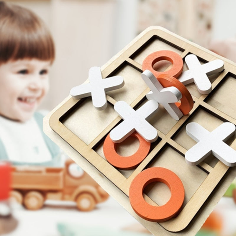 Tablero de ajedrez o mesa de juego para entrenar el cerebro de los niños