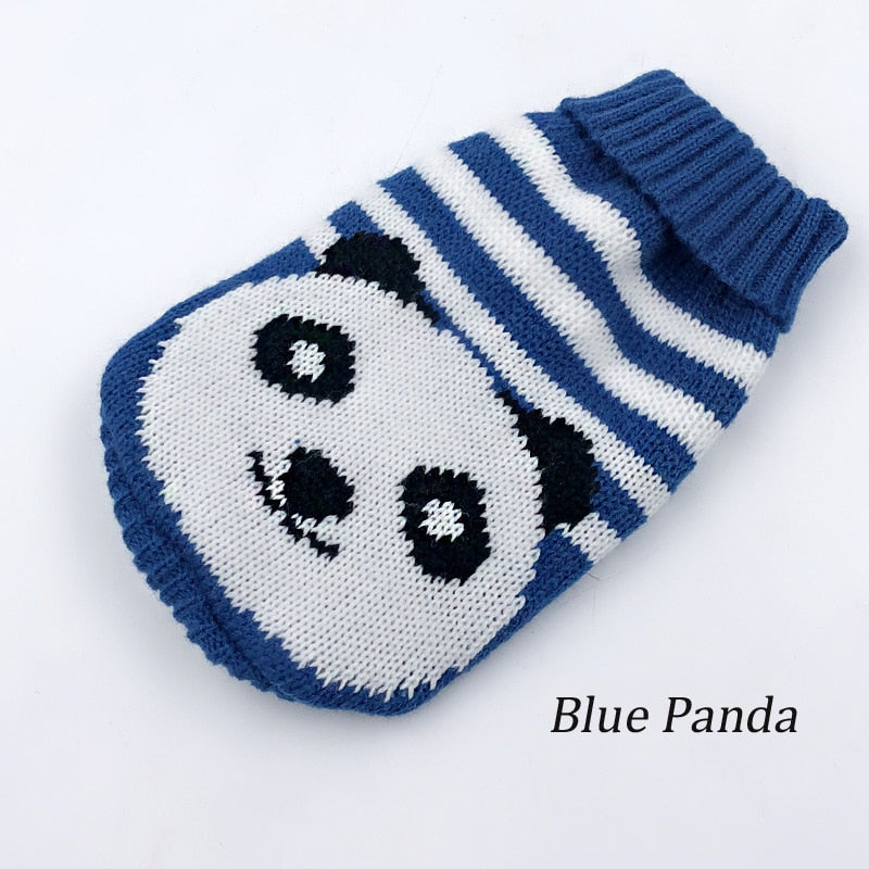 Warm Dog Clothes for Small Dog Coats Jacket Winter Clothes for Dogs Cats Clothing Chihuahua Cartoon Pet Sweater Costume Apparels