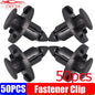 50 Pcs Auto Bumper Fender Push 8mm Rivet Retainer Plastic Car Fastener Clip for Universal Car Rivet Fasteners - Hiccupzz