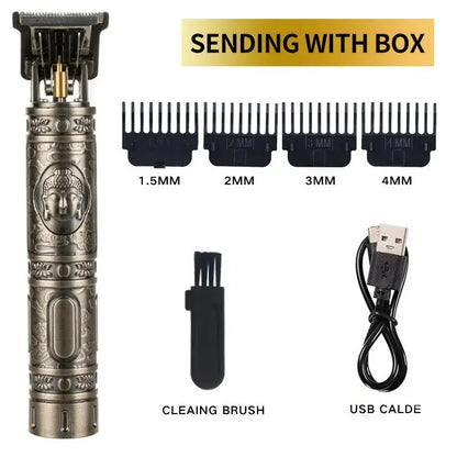 Professional Hair Cutting Machine Wireless Electric Hair Clipper Beard Shaver Men Hair Trimmer Barber For Men Haircut Style - Hiccupzz