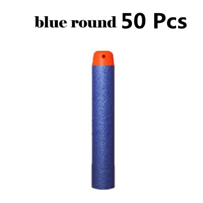 Soft Hollow Round Head Sucker Refill Darts Bullets for Nerf EVA Military Guns for Children