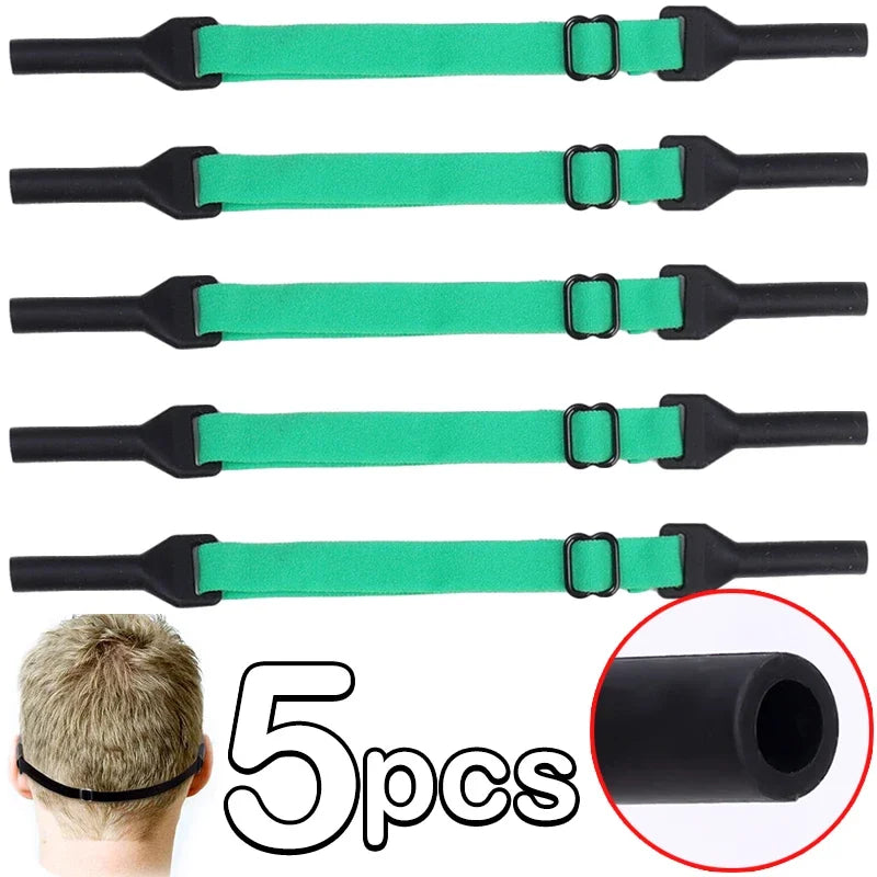 1/5 Pcs Glasses Chain - Sunglasses Strap for Kids & Adults, Safety Band Retainer Cord Holder for Sport Glasses