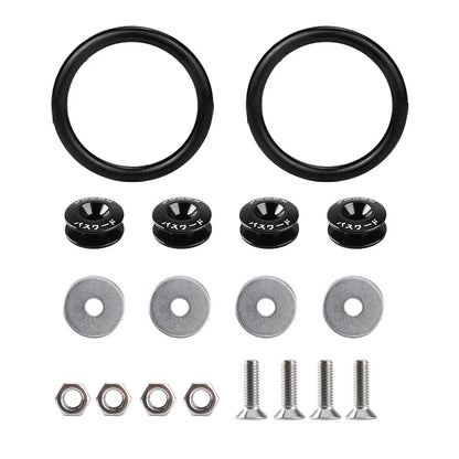 Aluminum Universal Quick Release Fasteners Bumper Fender Washers For Honda Civic Kia Mitsubishi Detachable Screws - Hiccupzz