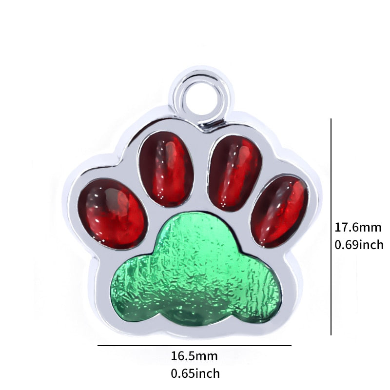 Personalized Engraving Pet Cat Name Tags Customized Dog ID Tag Collar Accessories Nameplate Anti-lost Pendant Metal Keyring - Hiccupzz