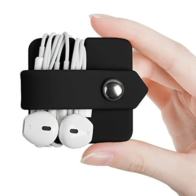 Data Cable Cord Organizer Earbuds Holder Earphone Wrap Earphones Organizer Headset Headphone Winder Cord Manager Cable Winder