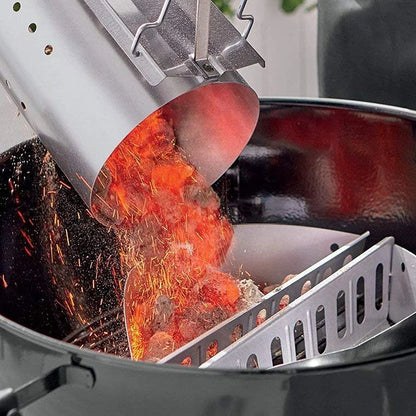 Barbecue Baking Tool Charcoal Basket Galvanised Aluminum Basket For Home Outdoor Durability Corrosion Resistance Heat Resistance - Hiccupzz