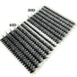 Mixed Tray Individual Lashes (30D, 40D, 60D, 80D) - 3D Russian Volume Eyelashes, Soft Natural Mink Lash Clusters, False Eyelashes - Hiccupzz