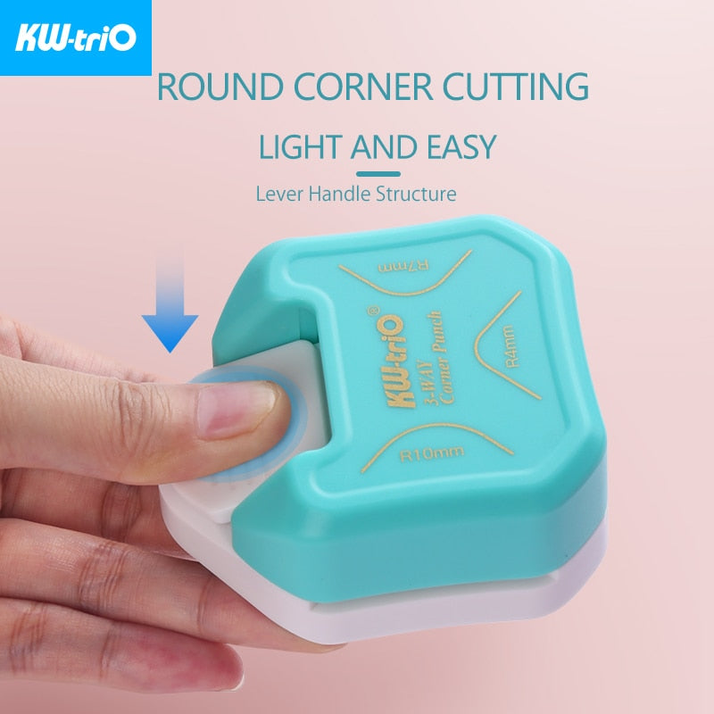 3-in-1 Corner Rounder border punches for scrapbooking