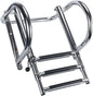 Boat Accessories Stainless Steel Boat Boarding Telescoping Ladder Sliding folding swimming Launching ladder With handrail - Hiccupzz