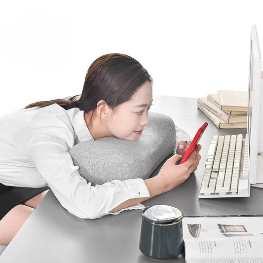 Portable Ergonomic Cervical Memory Cotton Office Desk Napping Pillow Travel Pillow