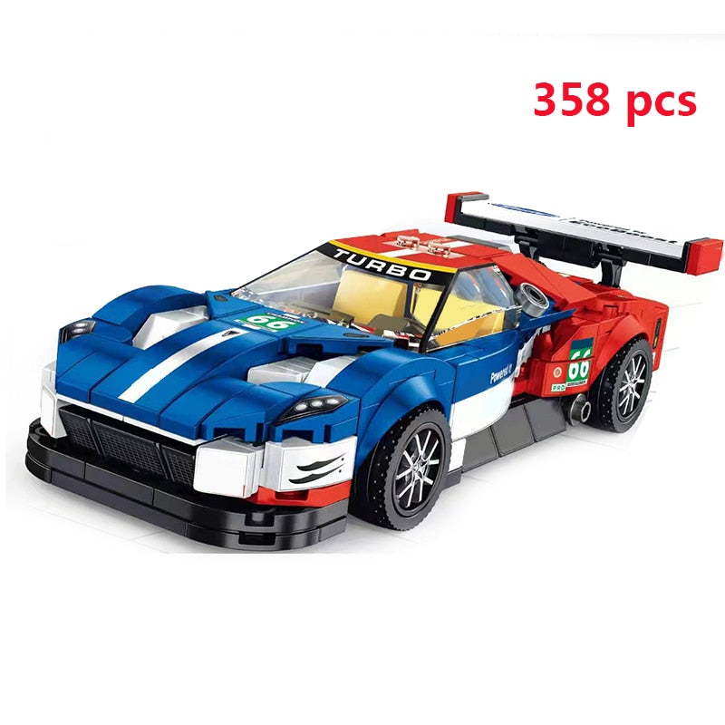 Sports Racing Car Building Blocks Educational Toys for Kids 2023