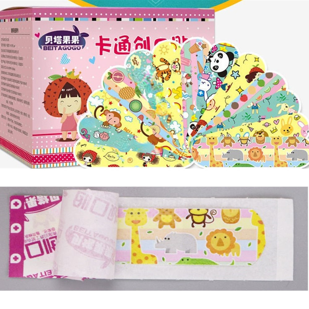 100/120/160pcs Waterproof Cute Cartoon Band Aid