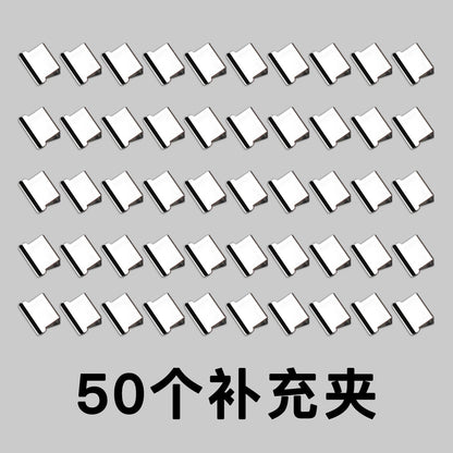 Mini Traceless Reusable Hand Clamp Push Stapler Paper Book File Office School Student Binder Binding Tools Supplies accessories - Hiccupzz