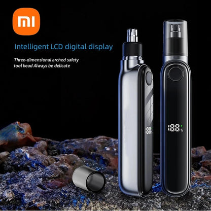 XIAOMI Electric Nose Hair Trimmer 13000 RPM Intelligent LED Digital Display With Double-edged Blade Trimmer For Nose MJYB01 - Hiccupzz