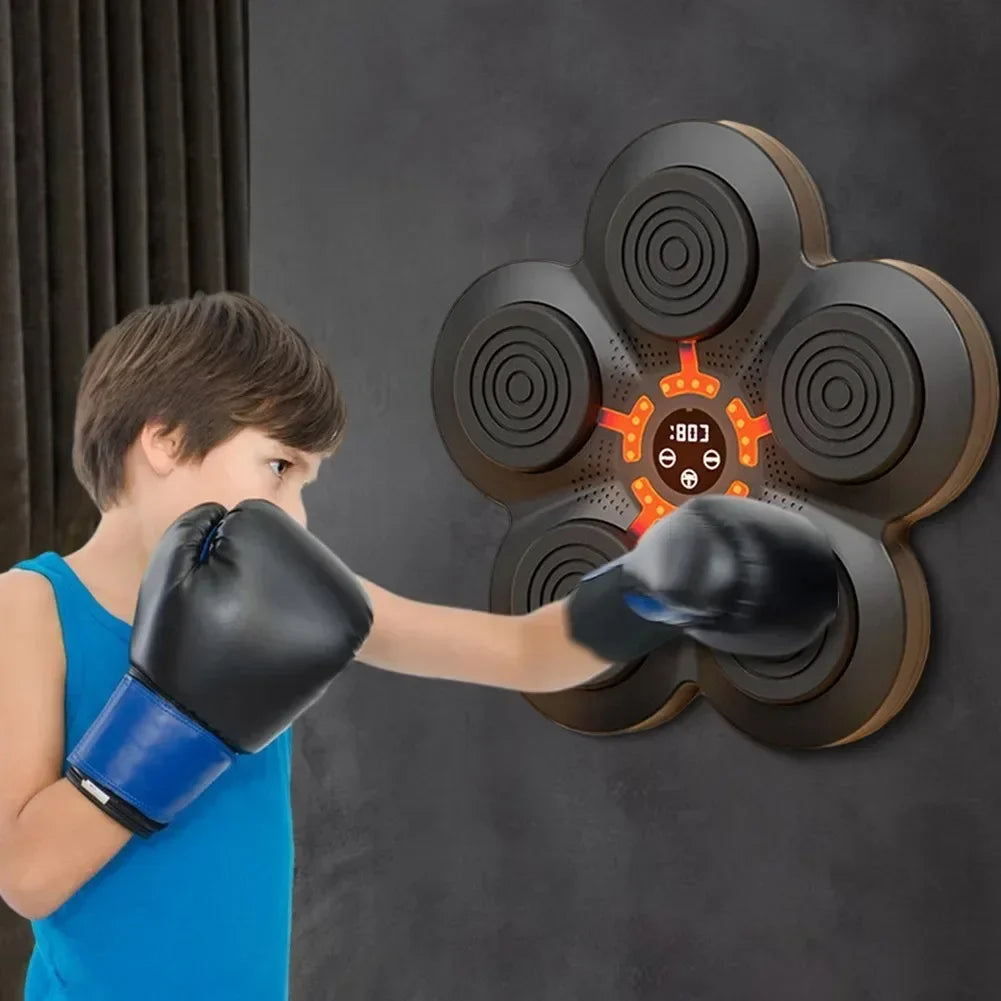 Smart Bluetooth Music Boxing Machine Wall Boxing Target LED Light