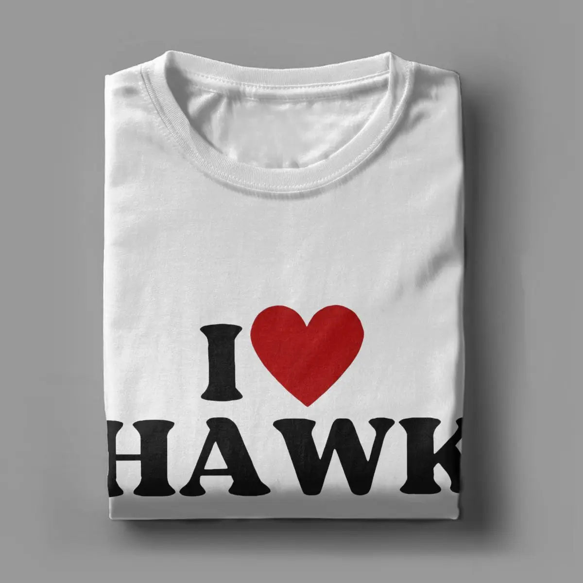 I Love Hawk Tuah T Shirt Men Women 100% Cotton Leisure T-Shirt Crew Neck Funny Meme Tees Short Sleeve Tops Unique