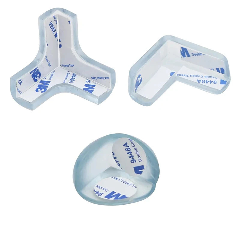 4 Pcs/8 Pcs/12 Pcs Baby Safety Silicone Table Corner Edge Protectors - Anti-Collision Guards for Children