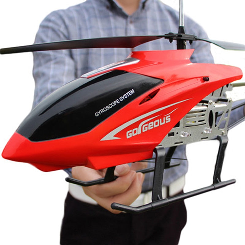 3.5CH 80cm Extra Large Remote Control Drone Durable RC Helicopter Charging Toy Drone Model