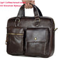 Genuine Leather Handbag Large Business Travel - Hiccupzz
