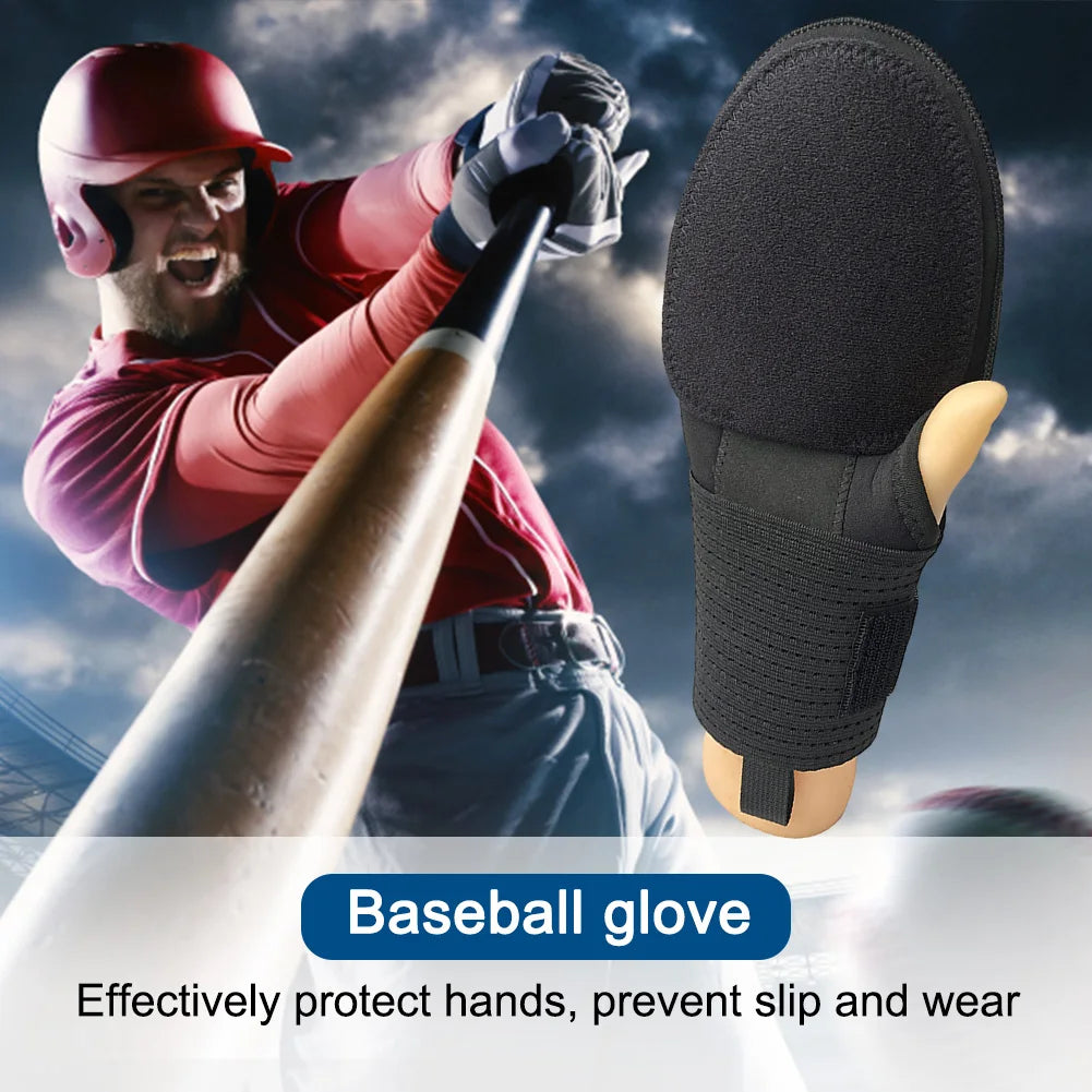 1Pc Baseball Sliding Gloves Breathable Baseball Mitt Wrist Support Hand Protection Right & Left Hand for Outdoor Sports