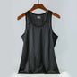 Men's Ice Silk Mesh Tank - Transparent Gym Stringer Bodybuilding Vest - Hiccupzz
