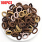 Children's Elastic Hair Rope: Girls Scrunchies Hair Accessories Set (100/300 pcs) - Ideal for Gifts - Hiccupzz