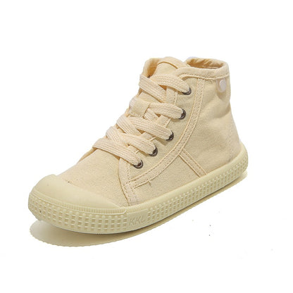 Children's Cloth Soft Bottom Spring And Autumn Korean Style Canvas Shoes - Hiccupzz