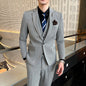 Striped Suit Men's Three-piece Suit - Hiccupzz