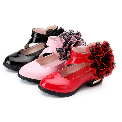 Princess Shoes Soft Sole Student Performance Shoes Little Girl Single Shoes - Hiccupzz