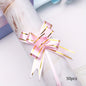 Small Hand Pull Flower Ribbon Bows (10/50pcs): Perfect for Gift Wrapping, Holiday Decor, and Wedding Decorations - Hiccupzz