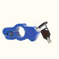 Heavy-Duty Motorcycle Handlebar Lock - Adjustable Anti-Theft Security For Atvs, Scooters & Bikes, Aluminum Alloy - Hiccupzz