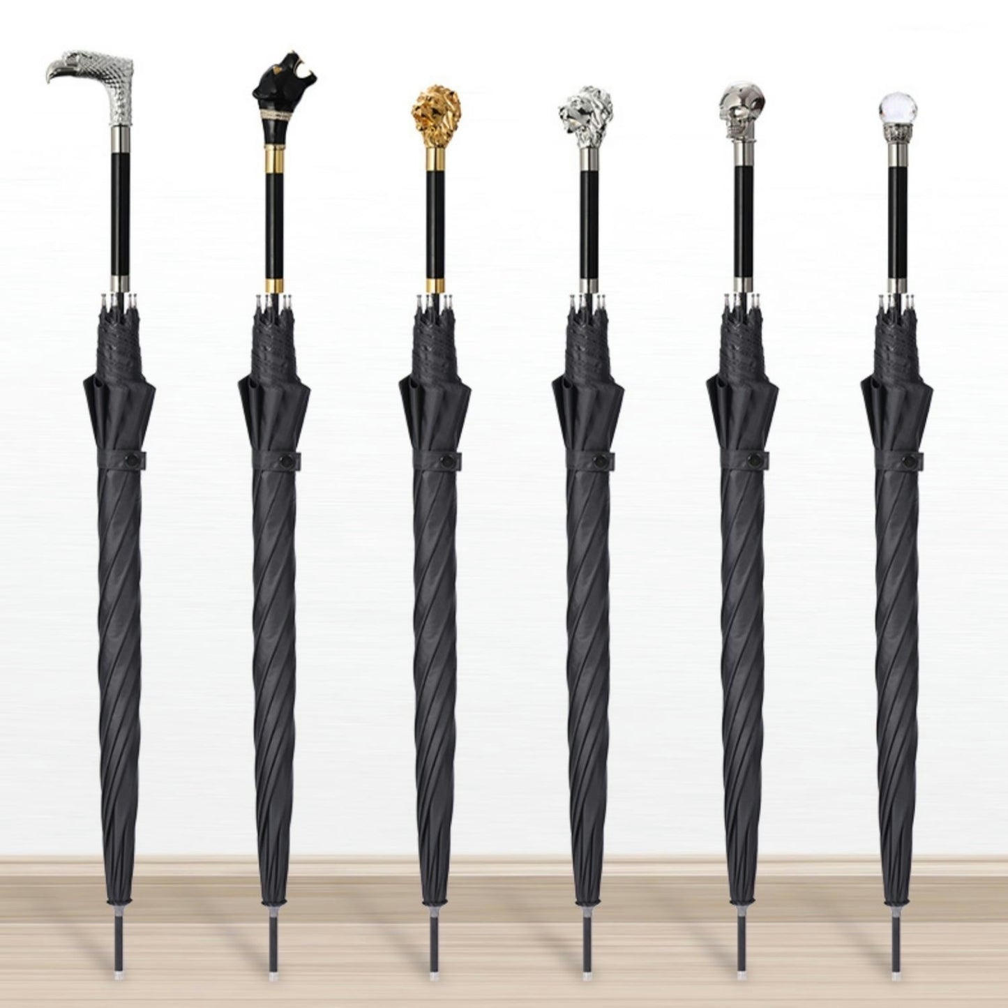 Premium British Style Long Handle Umbrella - Waterproof