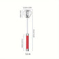 Semi-Automatic Stainless Steel Whisk Set: Manual Hand Push Egg Beater and Non-Electric Rotary Whisk (10/12/14 Inch) for Mixing and Frothing - Hiccupzz