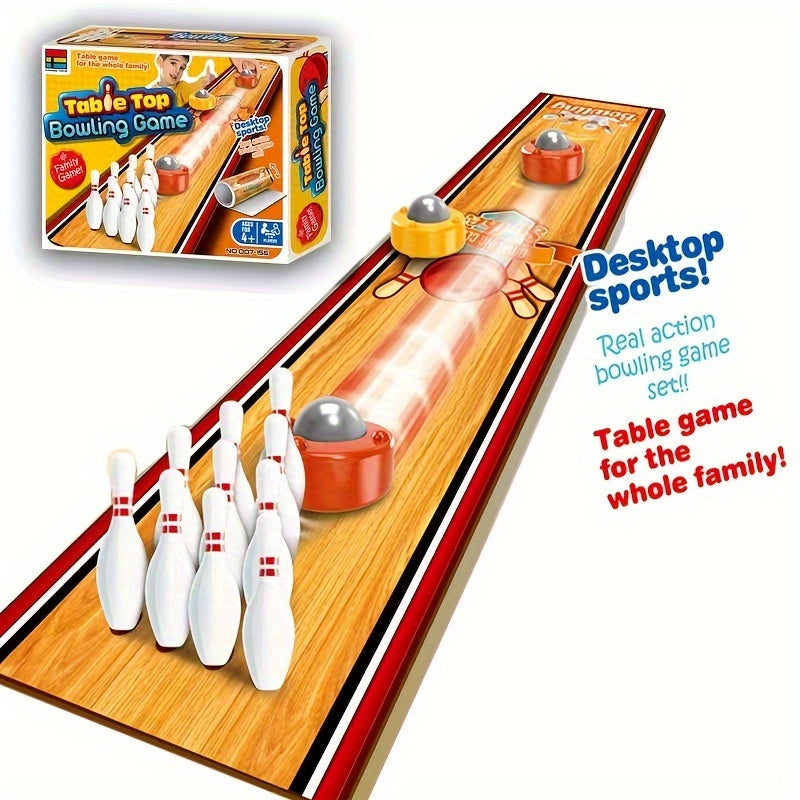 Family Fun Bowling Game Set - Educational & Entertaining Tabletop Toy for Youngsters