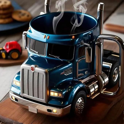Durable Semi Truck Handcrafted Coffee Cup