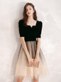 Women's Fashionable Black French Adult Dress - Hiccupzz