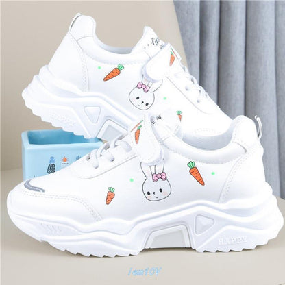 Spring And Autumn Primary School Students Casual All-match Pu Running Shoes - Hiccupzz