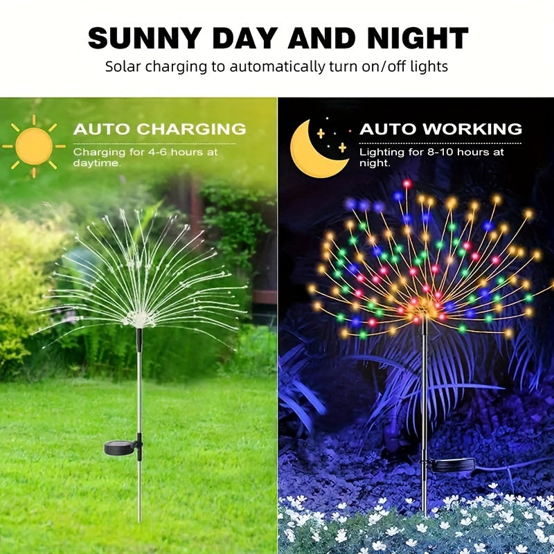 Solar LED Decorative Lights, 8 Lighting Modes for Path and Villa Festival Decoration