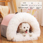 New Splice Portable Pet Nest Portable Autumn And Winter Warm Dog Nest Moisture-proof Long Fur Cat Nest Cross Border Pet Nest - Hiccupzz