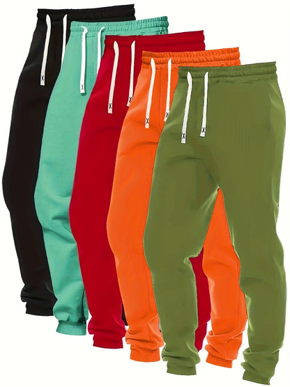 5-Pack Women's Loose Fit Drawstring Joggers for Fall/Winter Activewear - Hiccupzz