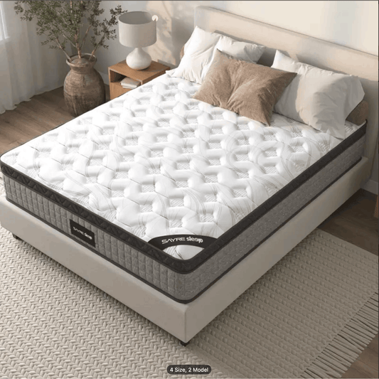 Assembled in USA - Premium High Quality Diamond Innerspring Hybrid and Cooling Gel Memory Foam Mattress and Motion Isolation