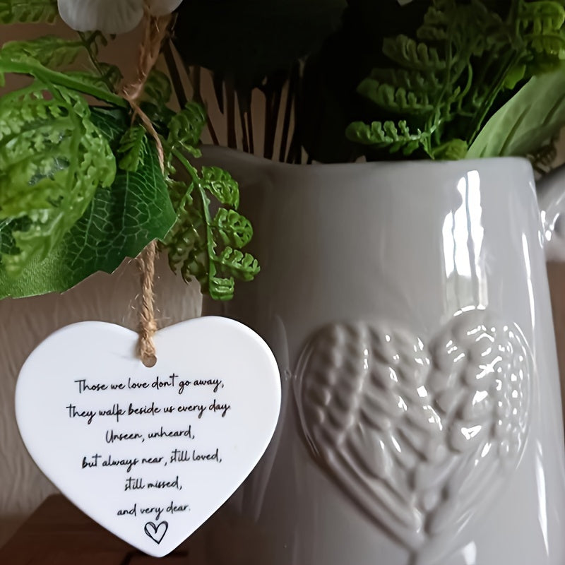 1pc Thank You Gift – "Never Forget the Difference You Make" Heart Gift for Friends