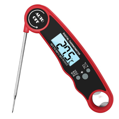Folding Kitchen Food Thermometer Electronic Food Grill Thermometer - Hiccupzz