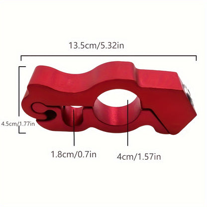 Heavy-Duty Motorcycle Handlebar Lock - Adjustable Anti-Theft Security For Atvs, Scooters & Bikes, Aluminum Alloy - Hiccupzz