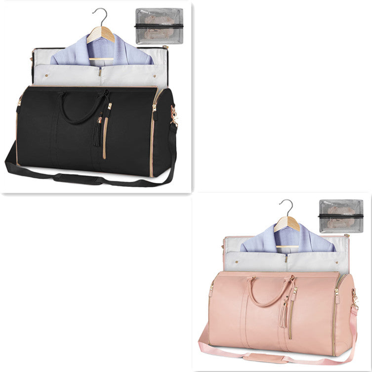 Large-Capacity Waterproof Travel Duffle Bag for Women – Foldable Clothes Tote