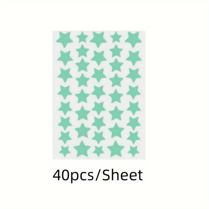 Vibrant Star-Shaped Plastic Appliques: 40/240 Count for DIY Crafts, Scrapbooking, and Party Decor - Reusable and Versatile - Hiccupzz