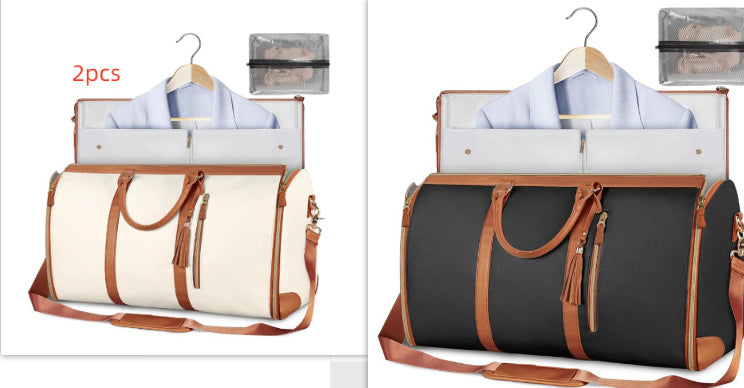 Large-Capacity Waterproof Travel Duffle Bag for Women – Foldable Clothes Tote