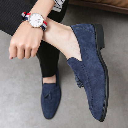 Men's Suede Matte Fashion Leather Shoes - Hiccupzz