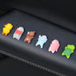 Set of 6 Mini Cartoon Car Console Decorations: Sleeping Rabbit, Sheep, Bear, Duck, Elephant, and Turtle Ornaments for Rearview Mirrors and Interior Accessories - Hiccupzz